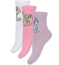 Name It Strømper - 3-pak - NmfMelina - Paw Patrol - Purple Dove
