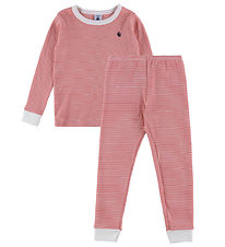 Petit Bateau Nattøj - 2-Delt - Peonia/Marshmallow