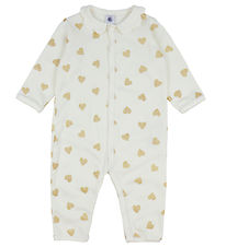 Petit Bateau Natdragt - Milk m. Glitter Hjerter