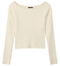 LMTD Bluse - Strik - NlfLarin - Antique White