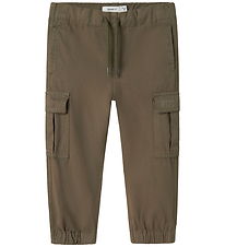 Name It Bukser - Cargo - NmmRyan - Dusty Olive