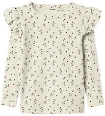 Lil Atelier Bluse - Rib - NmfLavo - Turtledove