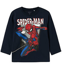 Name It Bluse - NmmJuice - Spiderman - Navy Blazer