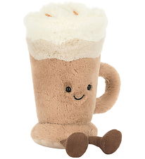 Jellycat Bamse - 18x8 cm - Amuseables Latte - Brun/Beige