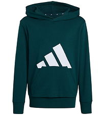 adidas Performance Hættetrøje - J BL FT HD - Aurivy/White