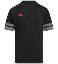 adidas Performance T-shirt - Squa25 - Black/Tefrfo/Purrub