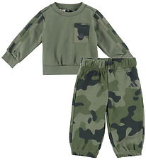 adidas Performance Sweatsæt - Inf Camo - Olistr/Black