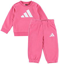 adidas Performance Sweatsæt - I BL FT JOG - Pnkfus/White