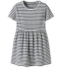 Name It kjole - Rib - NmfVemma - Bright White/Blue