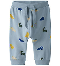 Name It Bukser - NbmVroels - Dusty Blue/Dino
