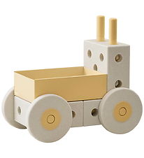 MODU Gåvogn 3-i-1 - Sand Grey/Honey Yellow