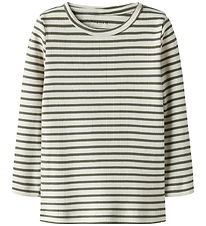 Name it Bluse - Rib - Noos - NmnBani - Dusty Olive