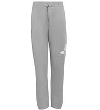 adidas Performance Sweatpants - J BL FT PT - Mgreyh/White