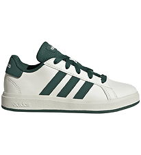 adidas Performance Sko - Grand Court 2.0 K - Owhite/Cgreen/Cblac