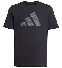 adidas Performance T-shirt - J Camo - Black