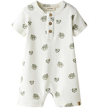 Lil' Atelier Sommerdragt - NbmGayo - Coconut Milk/Frog