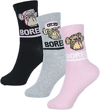 LMTD Strømper - 3 Pack - NlfAbrissi - Black / Black