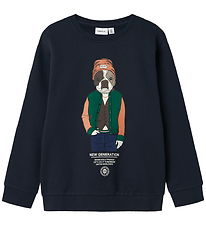 Name It Sweatshirt - NkmPsalko - Dark Sapphire
