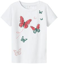 Name It T-shirt - NmfLofla - Bright White