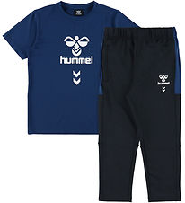 Hummel Træningssæt - HmlMega - Estate Blue