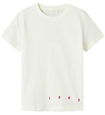 Name It T-shirt - NkmLibbo - Cloud Dancer/Paradise