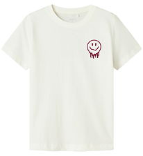 Name It T-shirt - NkmLibbo - Cloud Dancer/Better Days