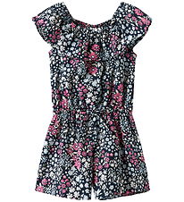Name It Buksedragt - NmfVinaya - Carmine Rose/Cute Flower