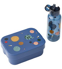 Liewood LunchBox Set - Chelsey Printed - Universe / Classic Navy