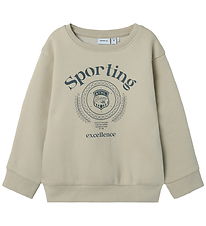 Name It Sweatshirt - NmmDrian - Silver Lining
