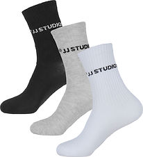 Jack & Jones Strømper - JacSoho - 3-Pak - Black/White - Light Gr