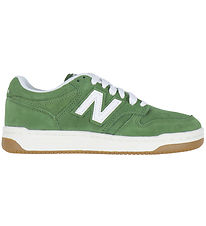 New Balance Sko - 480 - White/Dark Alpine Green