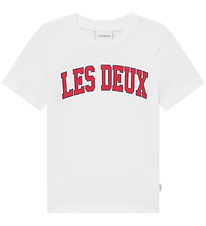 Les Deux T-shirt - Aidan - Hvid m. Logo