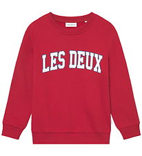 Les Deux Sweatshirt - Aidan - Scarlet Sage m. Logo