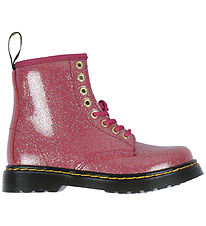 Dr. Martens Støvler - 1460 J -  Nebula Glitter - Fuchsia/Silver