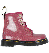 Dr. Martens Støvler - 1460 T - Nebuls Glitter - Fuchsia/Silver/G
