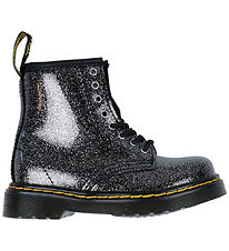 Dr. Martens Støvler - 1460 T - Nebuls Glitter - Black/Silver