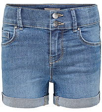 Kids Only Shorts - KogCarmen - Medium Blue Denim