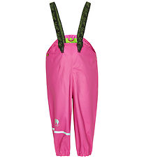 CeLaVi Regnbukser m. Seler - Real pink