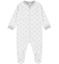 Fixoni Natdragt m. Lynlås/Fødder - Grey Melange
