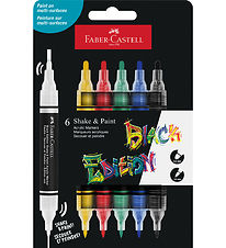 Faber-Castell Tuscher - Shake&Paint Acrylic - 6 Stk. - Multi
