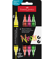 Faber-Castell Tuscher - Shake&Paint Acrylic - 4 Stk. - Neon
