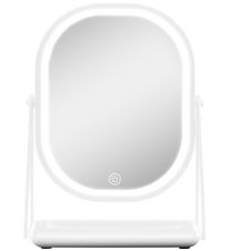 Gillian Jones Bordspejl - Oval - LED/Bakke - Hvid