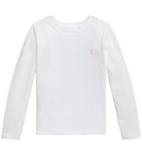 Polo Ralph Lauren Bluse - Hvid/Pink