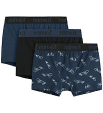 Name it Boxershorts - Noos - NkmBoxer - 3-pak - Titan/w/ Tiitan