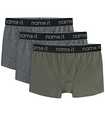 Name it Boxershorts - Noos - NkmBoxer - Tea Leaf/w/ 2 x Dark Gre