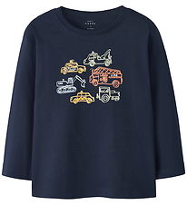 Name It Bluse - NmmVictor - Navy Blazer/Vehicles