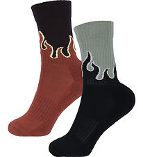 Molo Strømper - 2-pak - Norman - Flames Socks