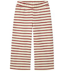 Lil'Atelier Bukser - Bukser - NmfLimia - Turtledove/Red Dahlia