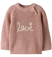 Lil'Atelier Bluse - Strik - NbfEmlen - Misty Rose