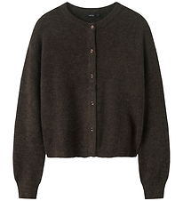 LMTD Cardigan - Strik - Noos - NlfLodet - Chocolate Brown